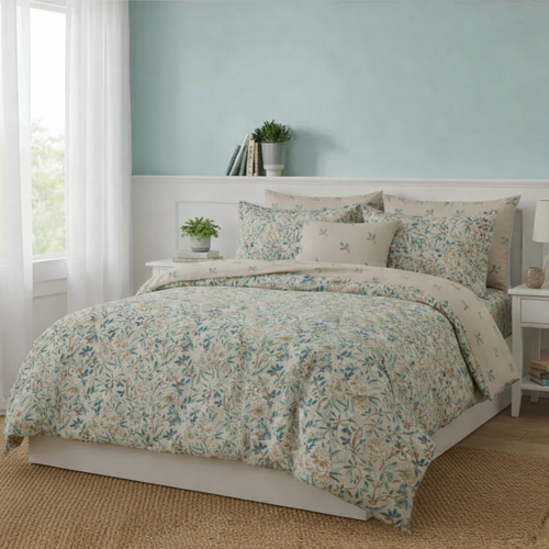 Botanical Harmony - Bedsheet