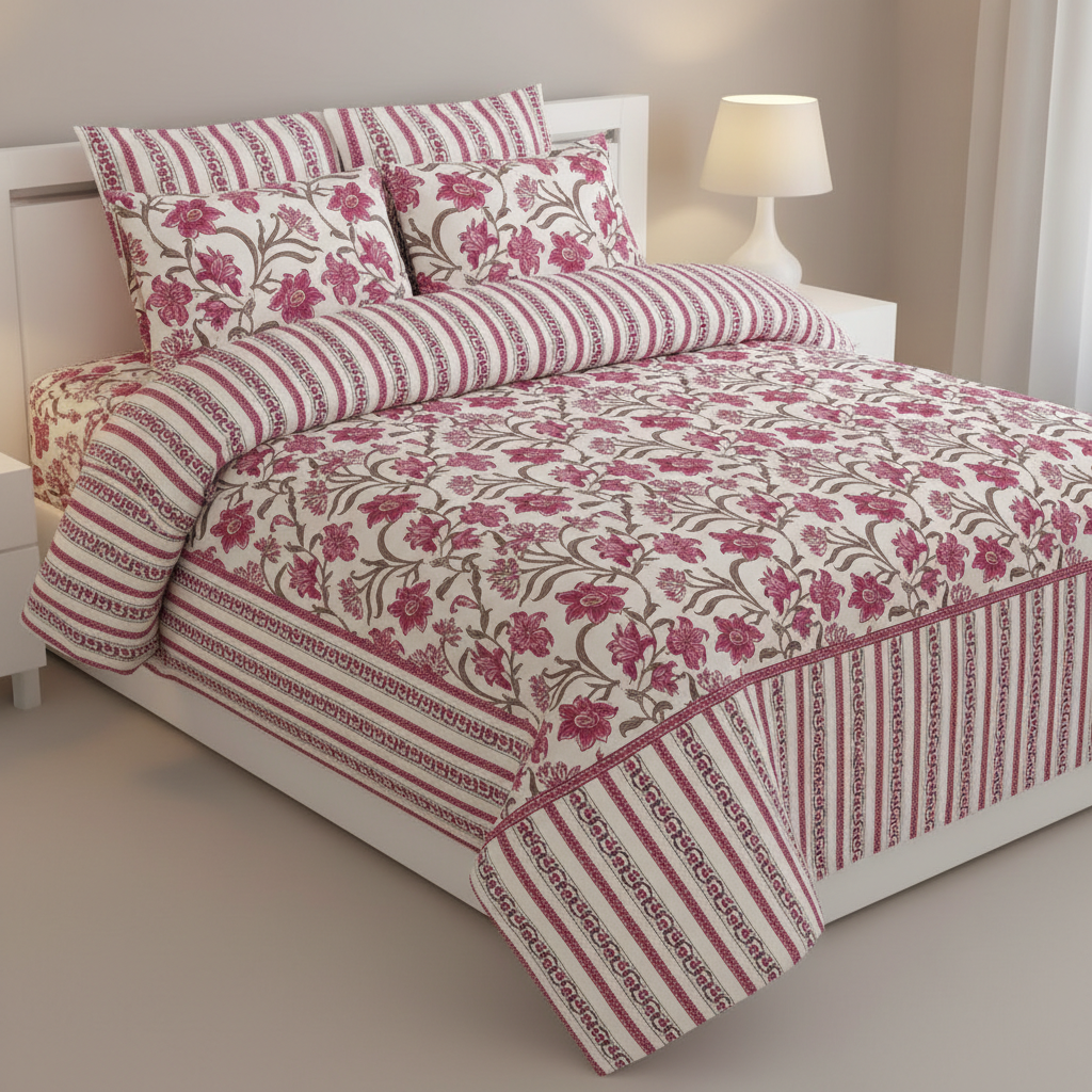 Floral Blush - Bedsheet