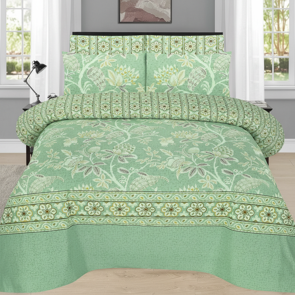 Olive Serenity - Bedsheet