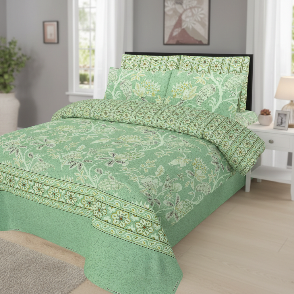 Olive Serenity - Bedsheet