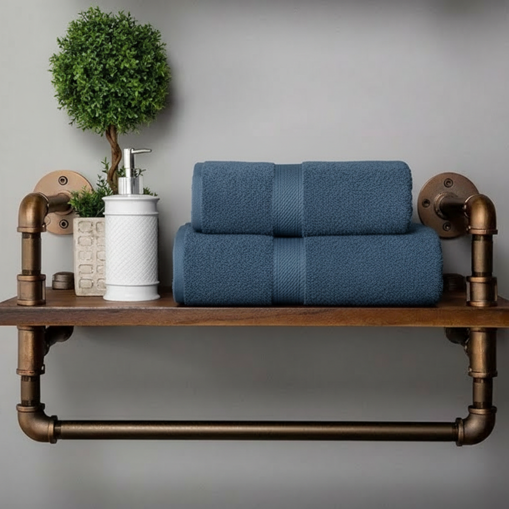 EXPORT QUALITY BLUE TOWEL - BATH