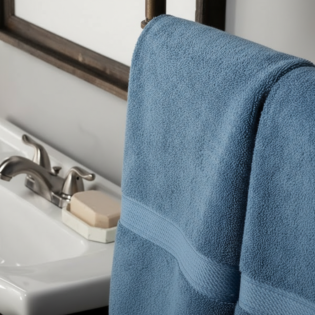 EXPORT QUALITY BLUE TOWEL - BATH