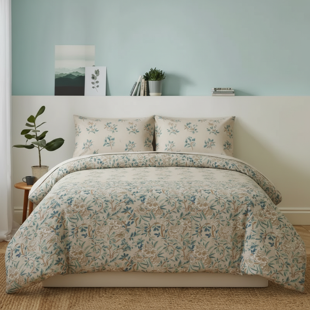 Botanical Harmony - Bedsheet